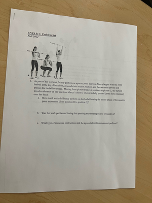 KNES 311 Exam 2 Study Guide - Exam 2 Study Guide This is meant to be a ...