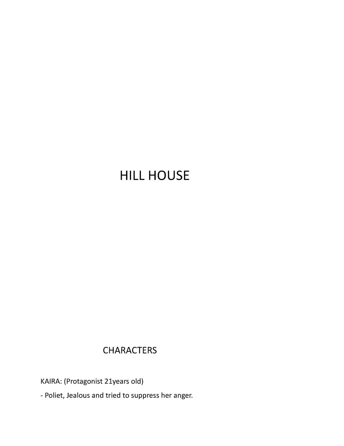 hill-house-draft-grade-a-hill-house-characters-kaira-protagonist