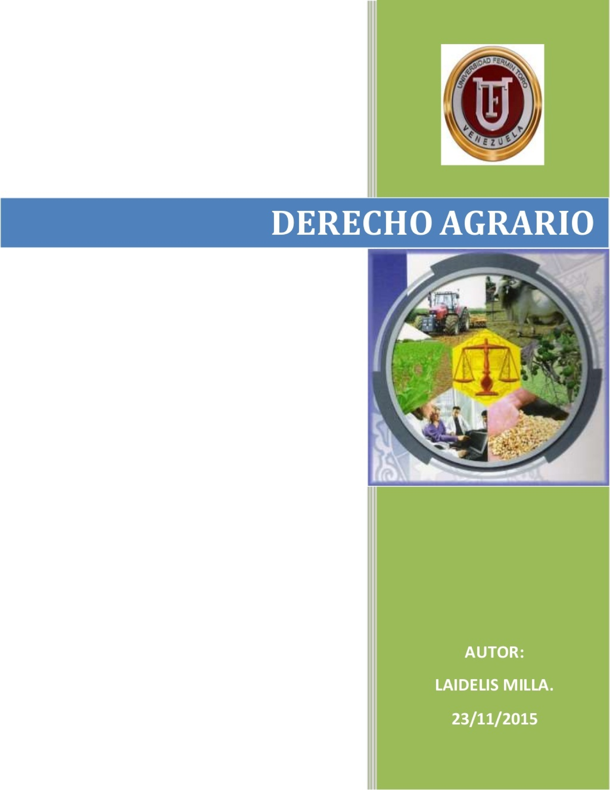 Pdf-derecho-agrario-en-venezuela Compress - Derecho Agrario - Studocu