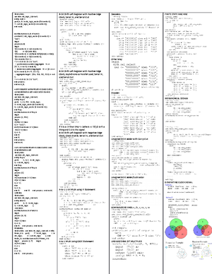Exam 1 cheat sheet - module fsm7 ( clk, reset, a, y ); input clk, reset ...