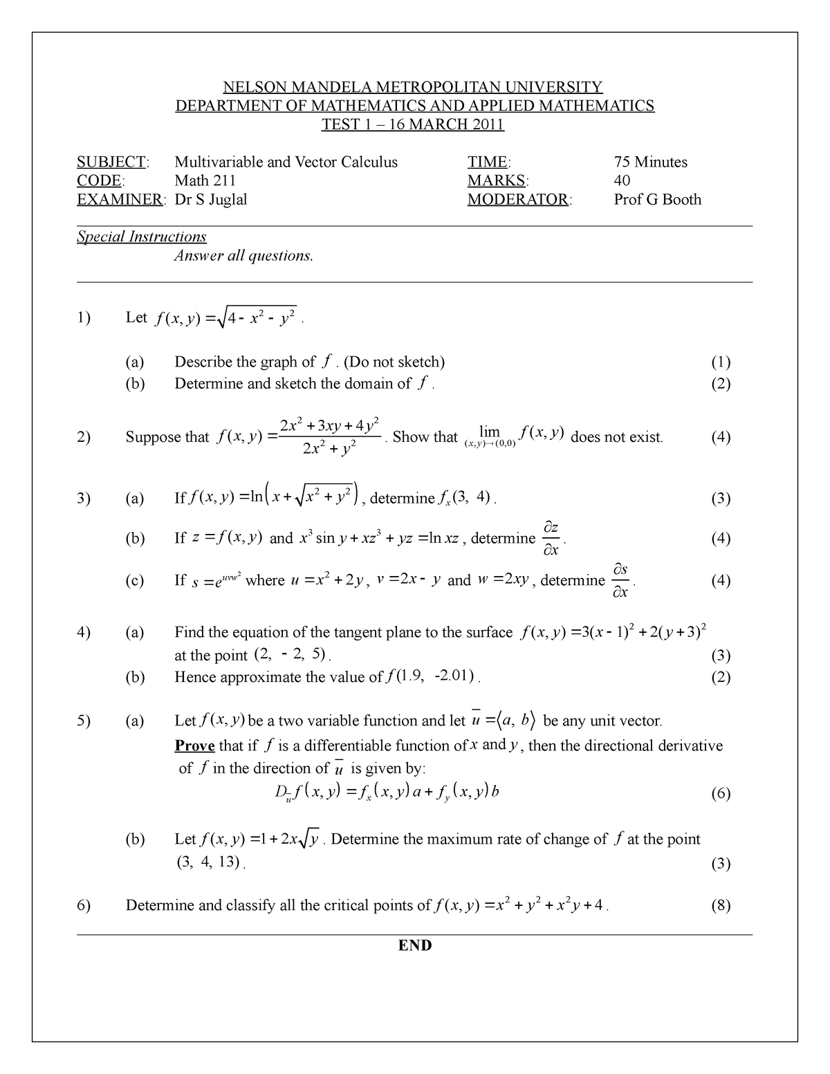 Test 1 (2011 ) - dwwwwwwwwwwwwwwwwwwwwwwwwwwwww - NELSON MANDELA ...