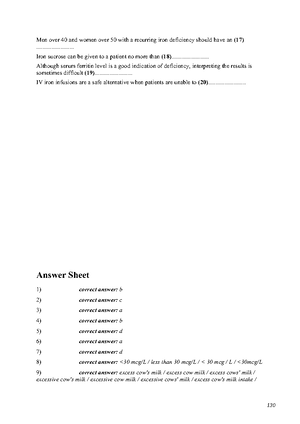 Full Reading Test ABC-23 - Answer Key - GPs should regularly check the ...