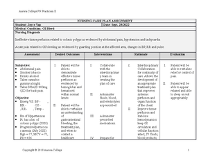 NCP Nausea AND Vomiting - Copyright © 2019 Elsevier Canada, a division ...