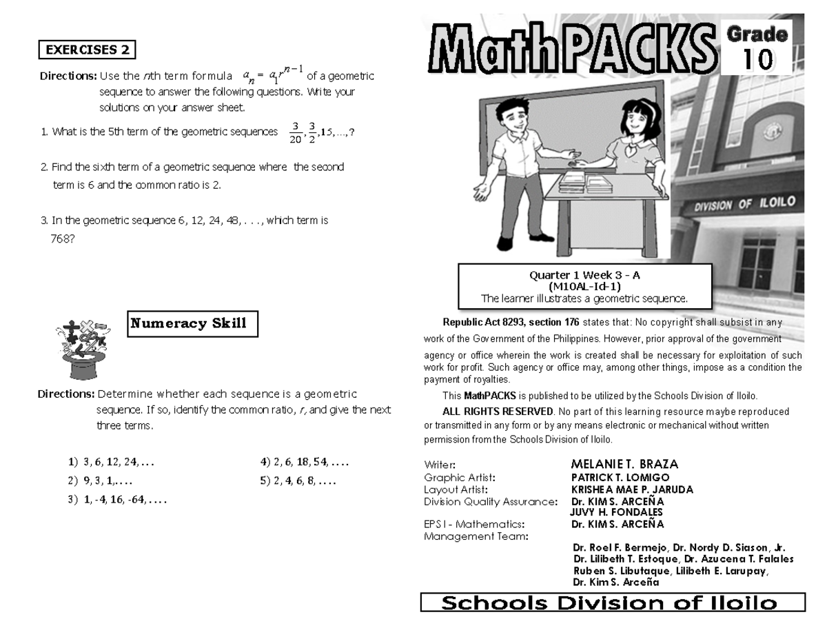 Math10 Q1Wk3-ABC-final Gray for LR - Directions: Use the nth term form ...