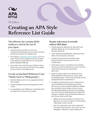 APA STYLE 7th Edition Six Steps to Proper Citation Infographic - 7th ...