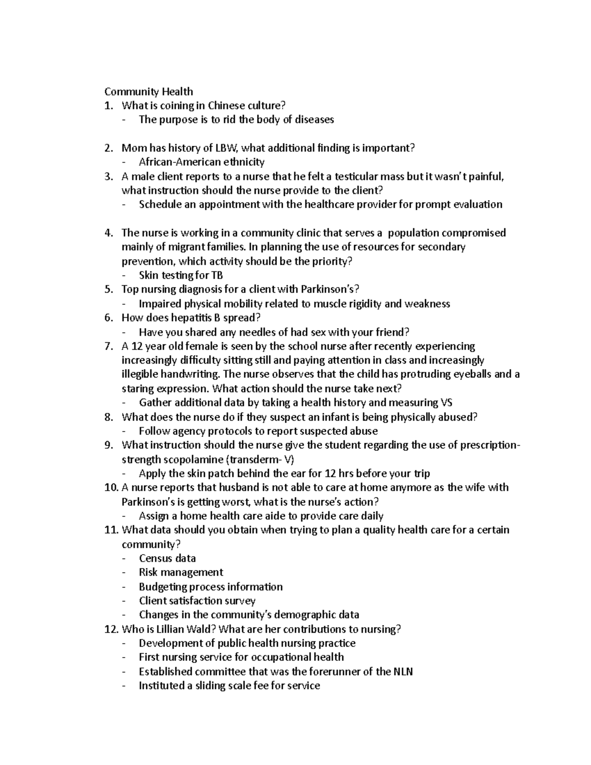 Community health - Community Health What is coining in Chinese culture ...