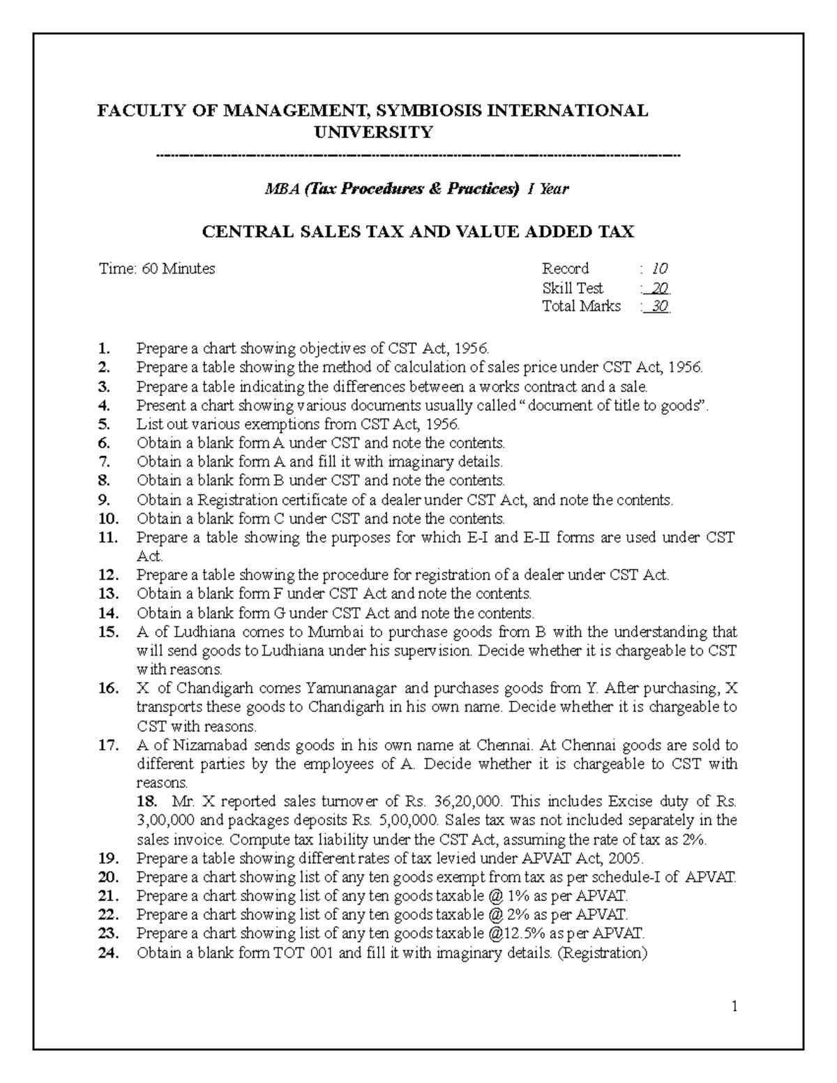 assignment sale tax implications