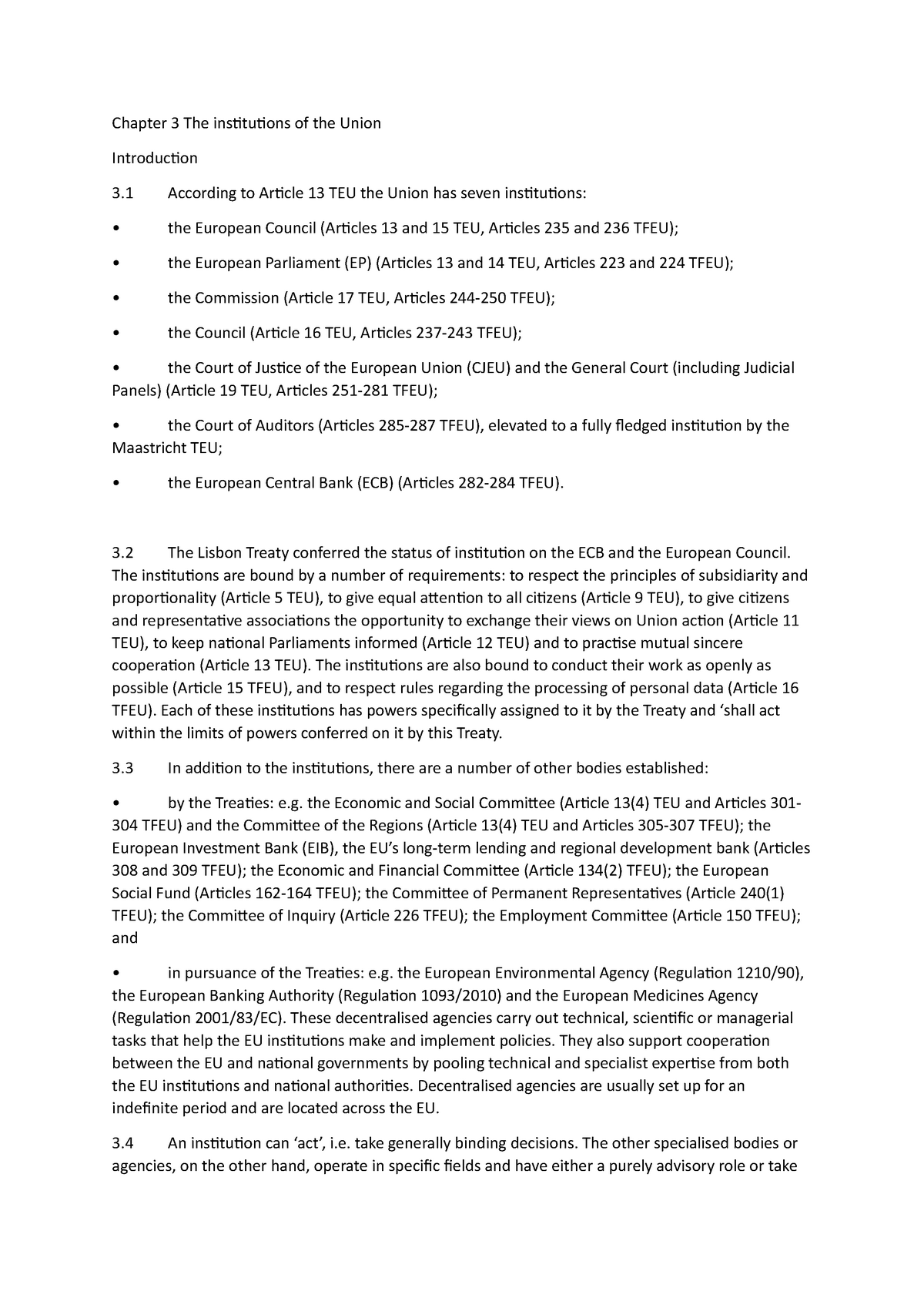 eu-law-chapter-3-note-chapter-3-the-insituions-of-the-union