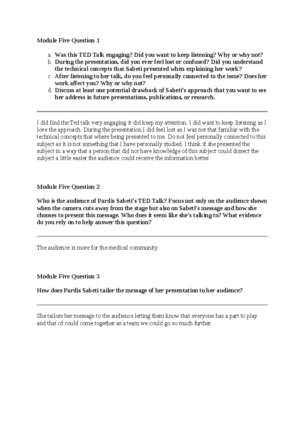 Ashlie Walls SCS 200 Applied Social Sciences 2 - Module Five Question 1 ...