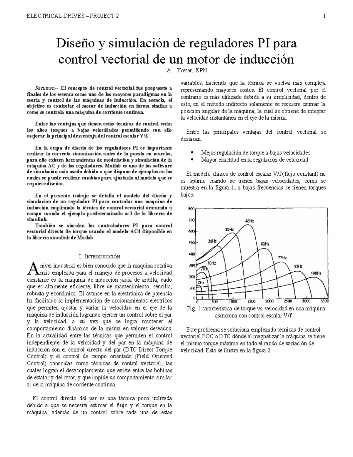 Diseno y simulacion de reguladores PI pa - Resumen- El concepto de ...