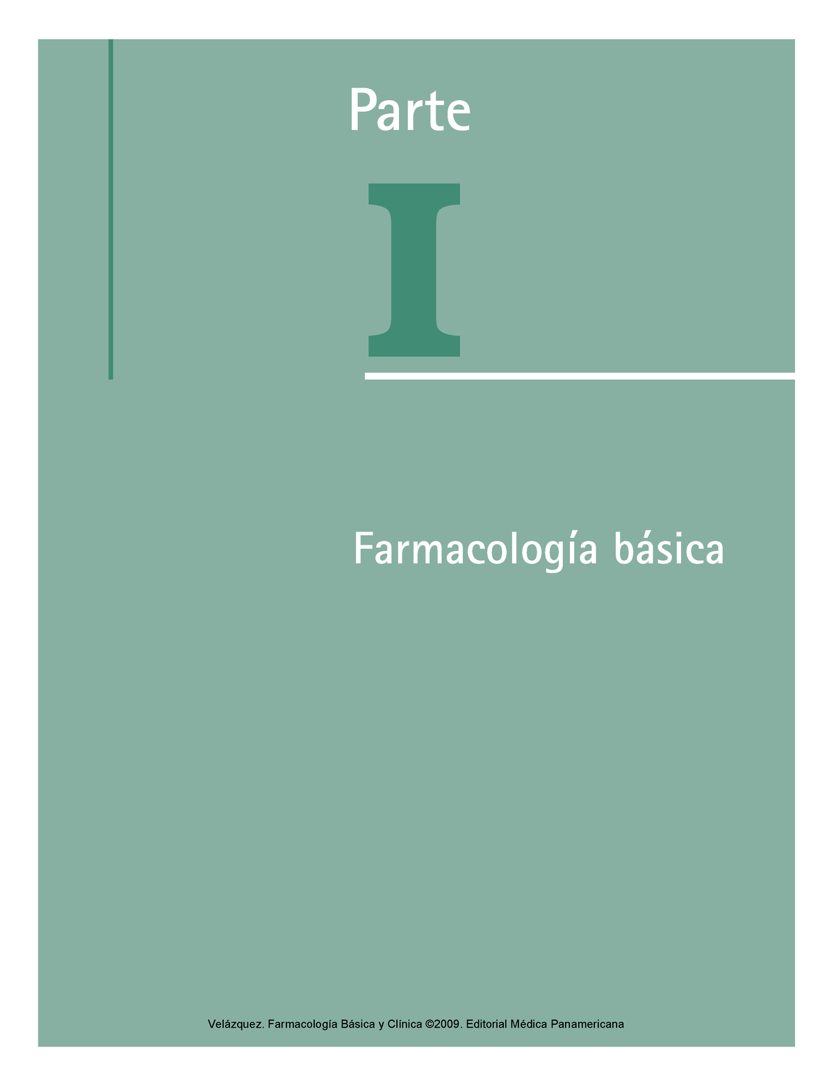 Farmacología Básica Y Clínica Velazquez - I Farmacología Básica Parte ...