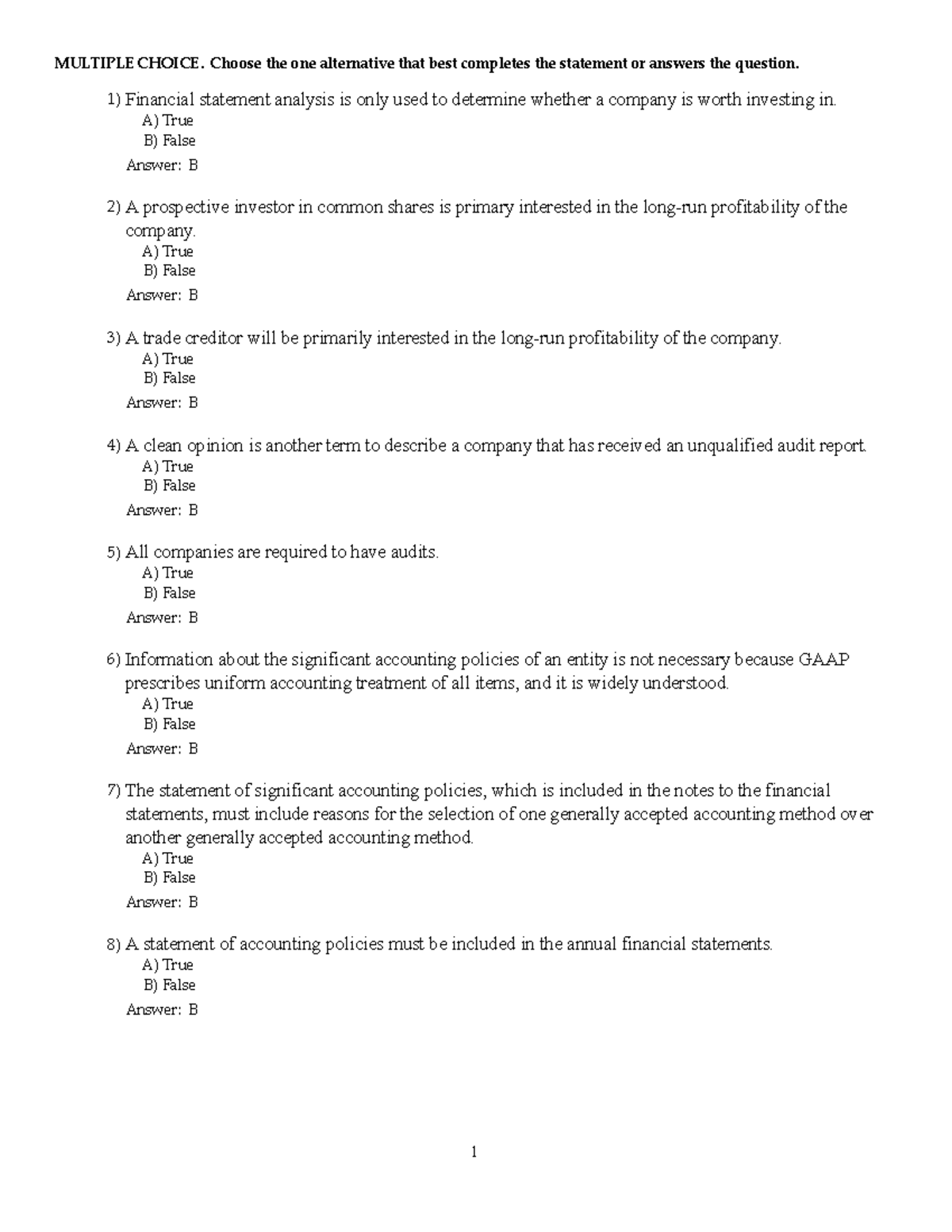 CH22 - .......... - MULTIPLE CHOICE. Choose the one alternative that ...