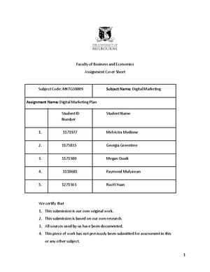 MKTG30009 Digital Marketing Subject Guide 2022 v1 - MKTG Digital ...