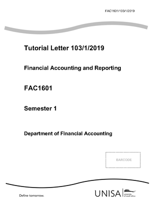 FAC1601 Assignment 4 Solutions Second Semester 2022 - FAC - ASSIGNMENT ...