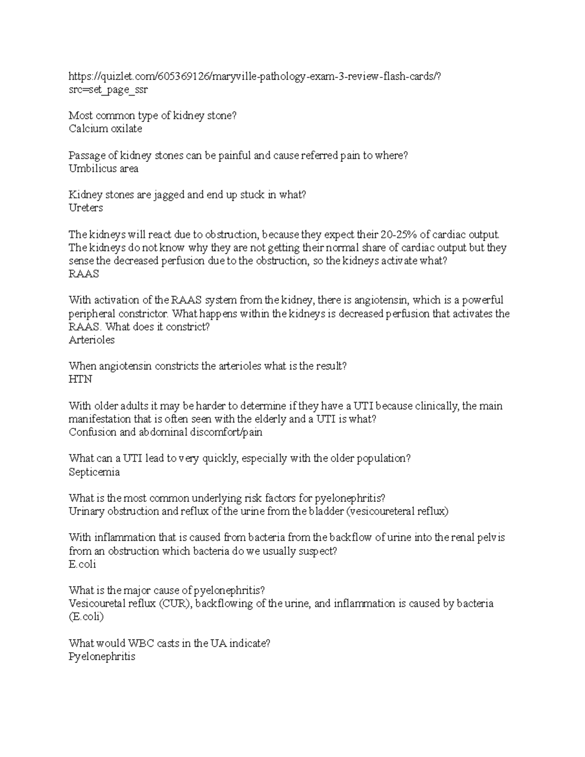 Exam 3 Quizlet quizlet/605369126/maryvillepathologyexam3review