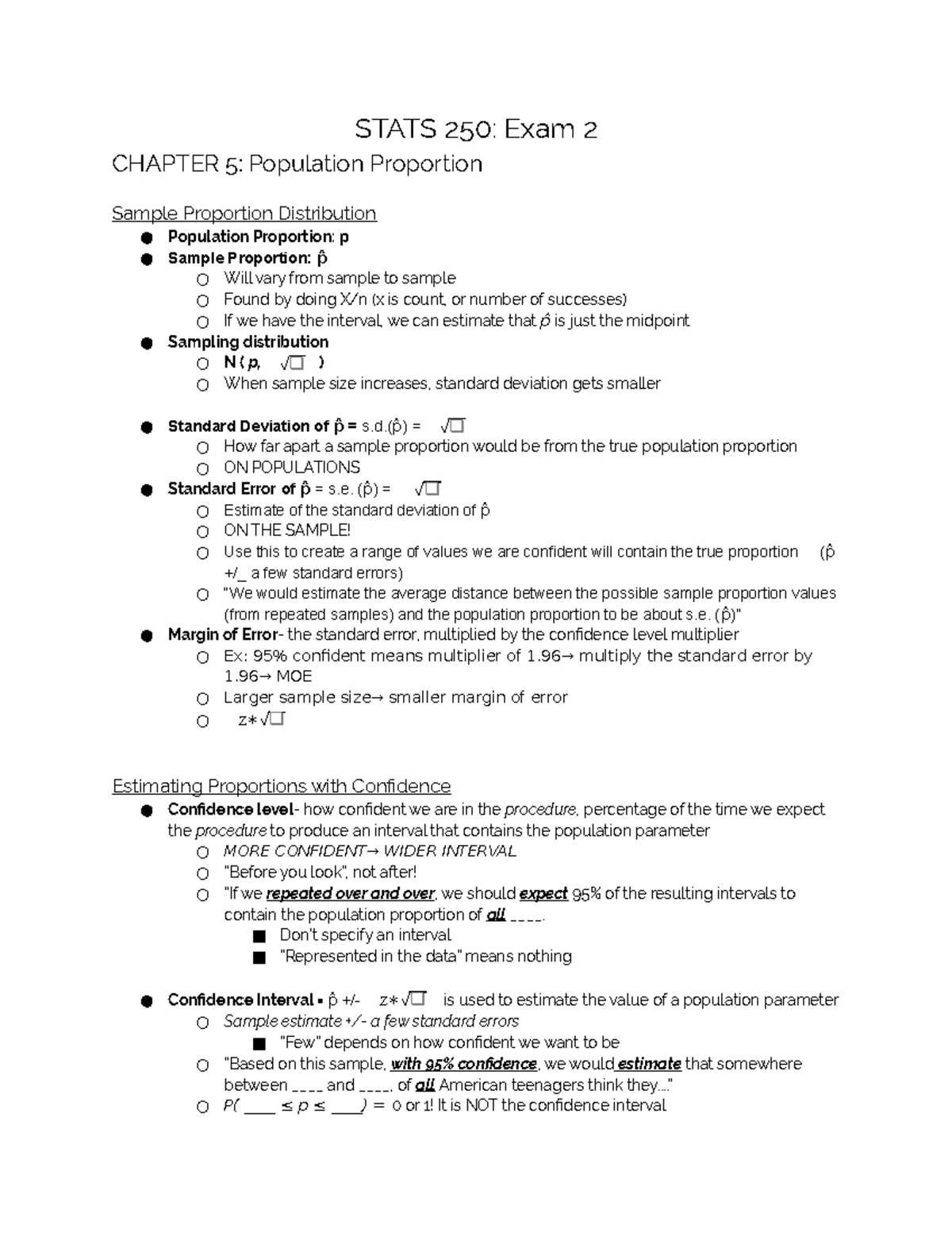 Umich Stats 250 - lhohgul