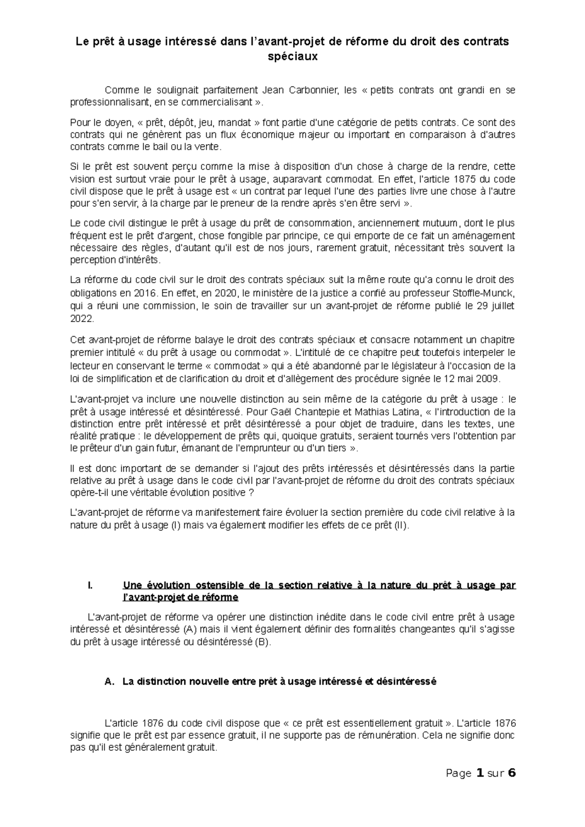 Qu’Est-Ce Que Le Contrat De Prêt À Usage – IOGK