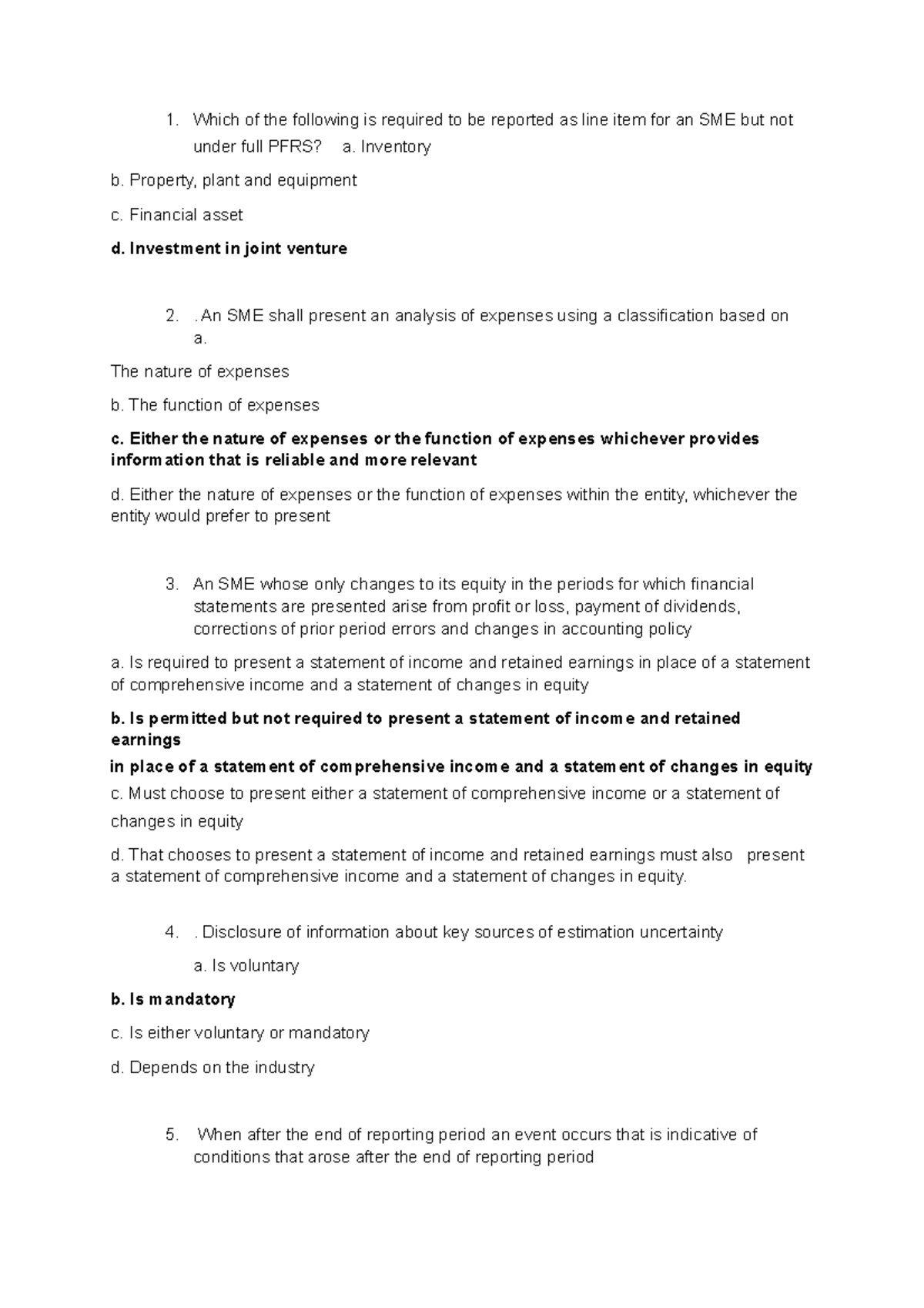 Review QUIZ FOR 3RD EXAM - Which of the following is required to be ...