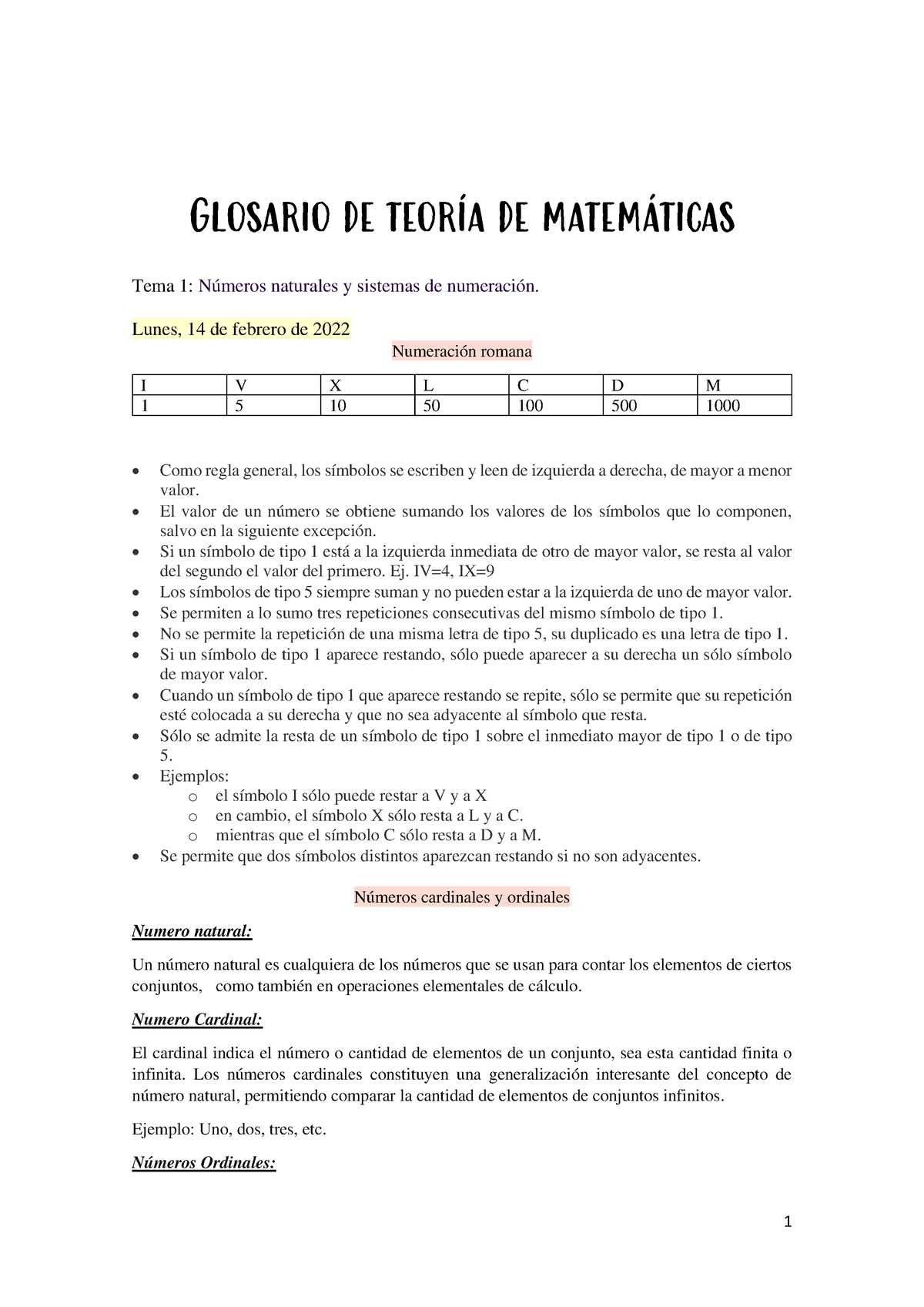 Glosario De Teoría De Matemáticas - Glosario De Teoría De Matemáticas ...