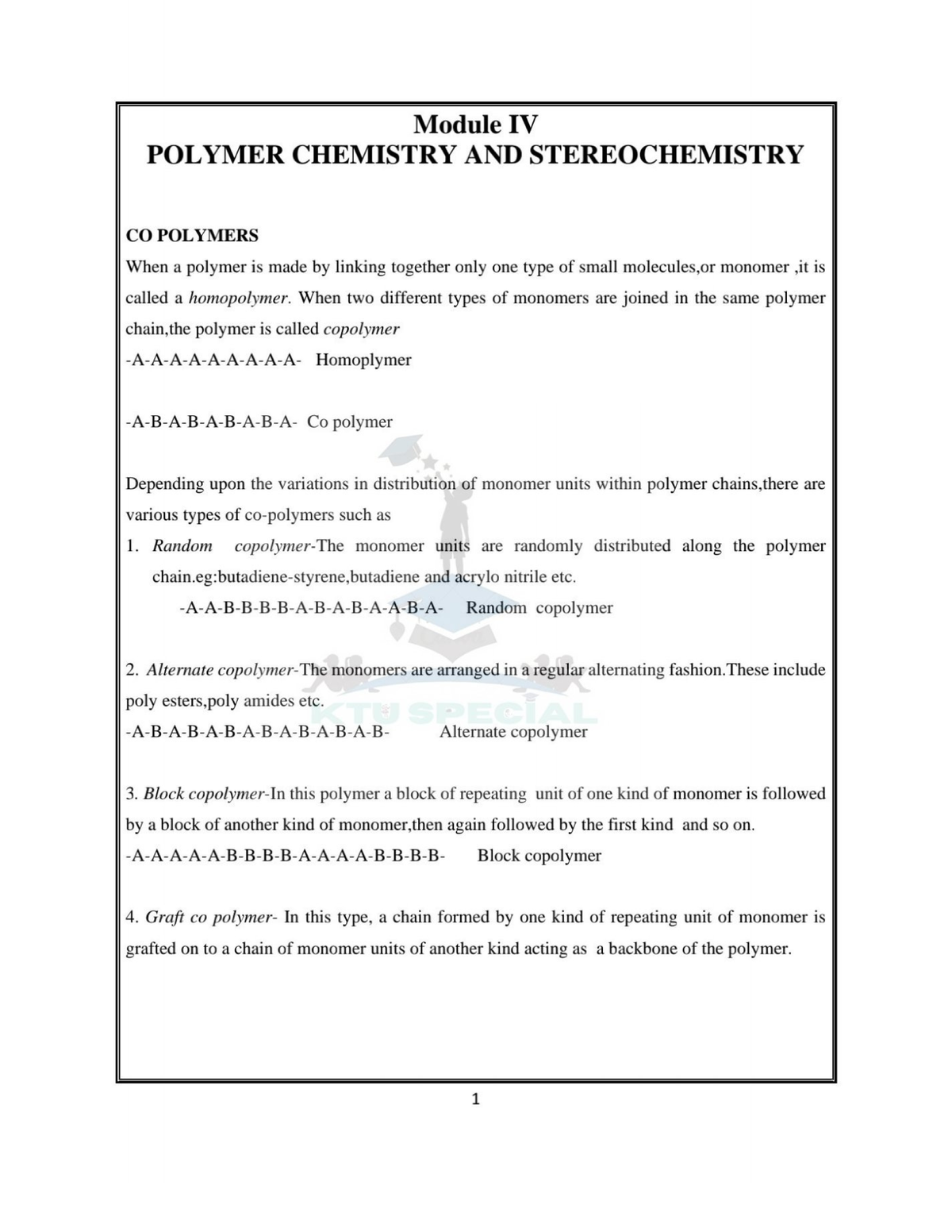 CYT100 Module-04 - notes for the exam - Engineering Chemistry - Studocu
