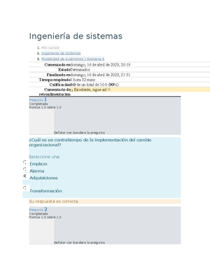 Modalidad De Exámenes Semana 4 Sistemas - 25/1/23, 14:58 Modalidad De ...