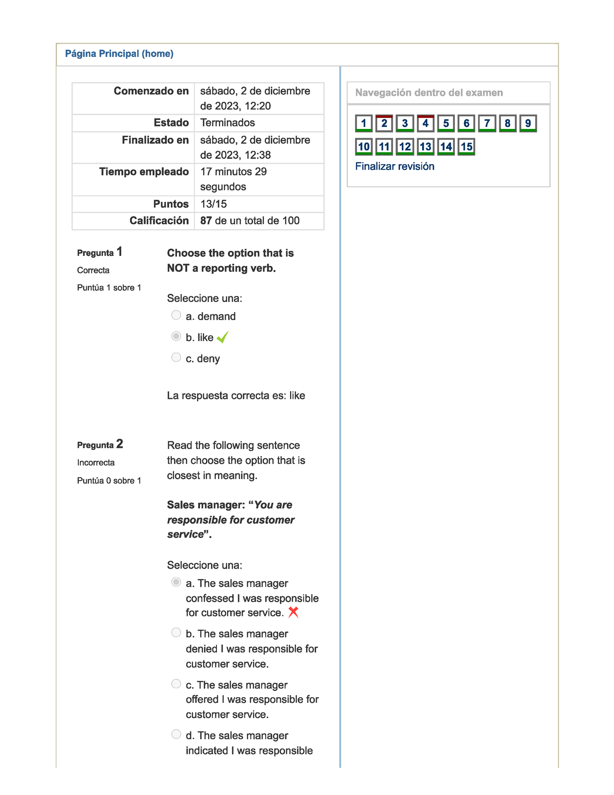 assignment 3 questionnaire unit 2 idioma extranjero iv uveg