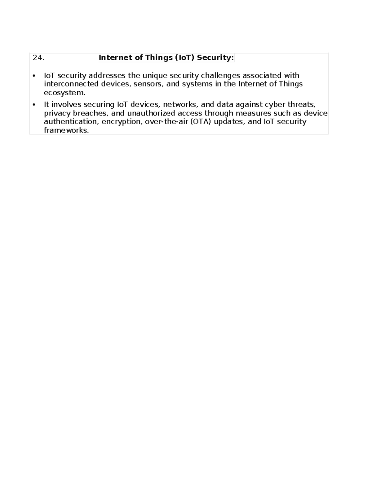 Internet of Things - Networking notes - Computer science - 24. Internet ...