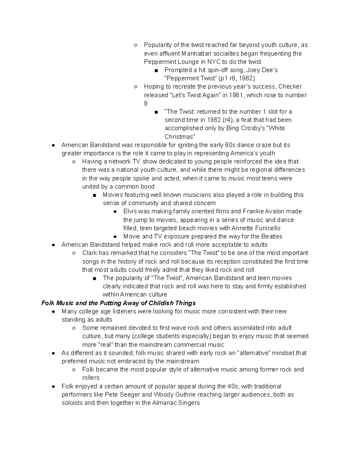 History Of Rock And Roll Ch3 P4 - Popularity Of The Twist Reached Far ...