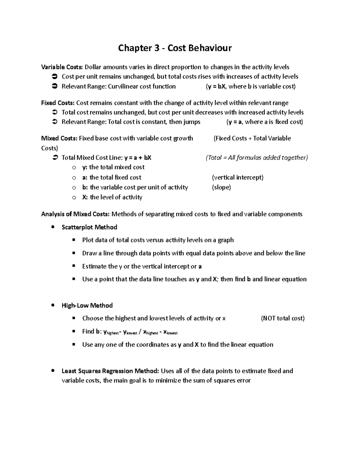 Chapter 3 - Acctg 322 - Summary Introduction to Accounting for ...