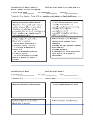 Drug Card 2 Hernandez - drug card from vsim - Medication Generic Name ...