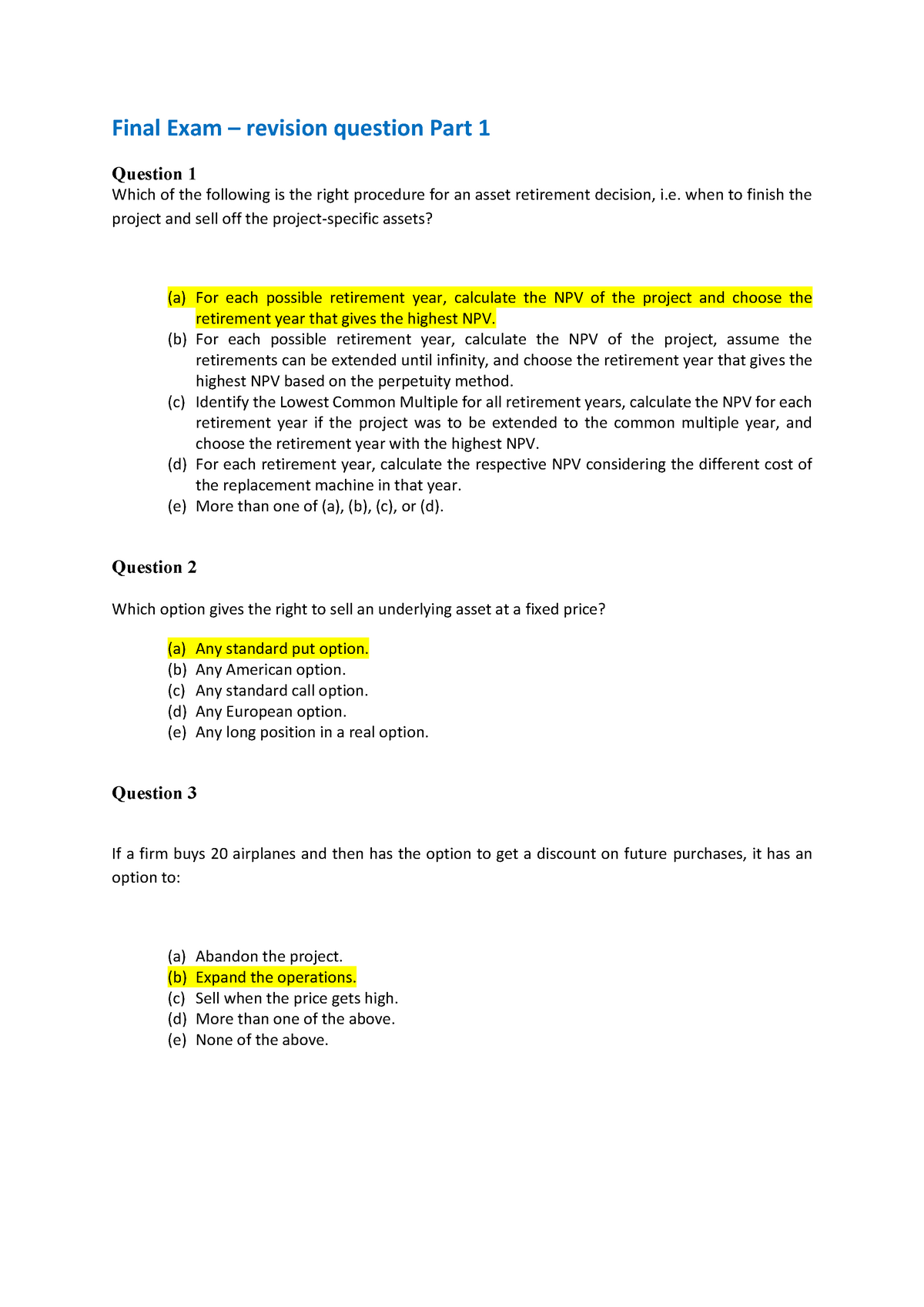 Exam, Questions And Answers - Warning: TT: Undefined Function: 32 ...