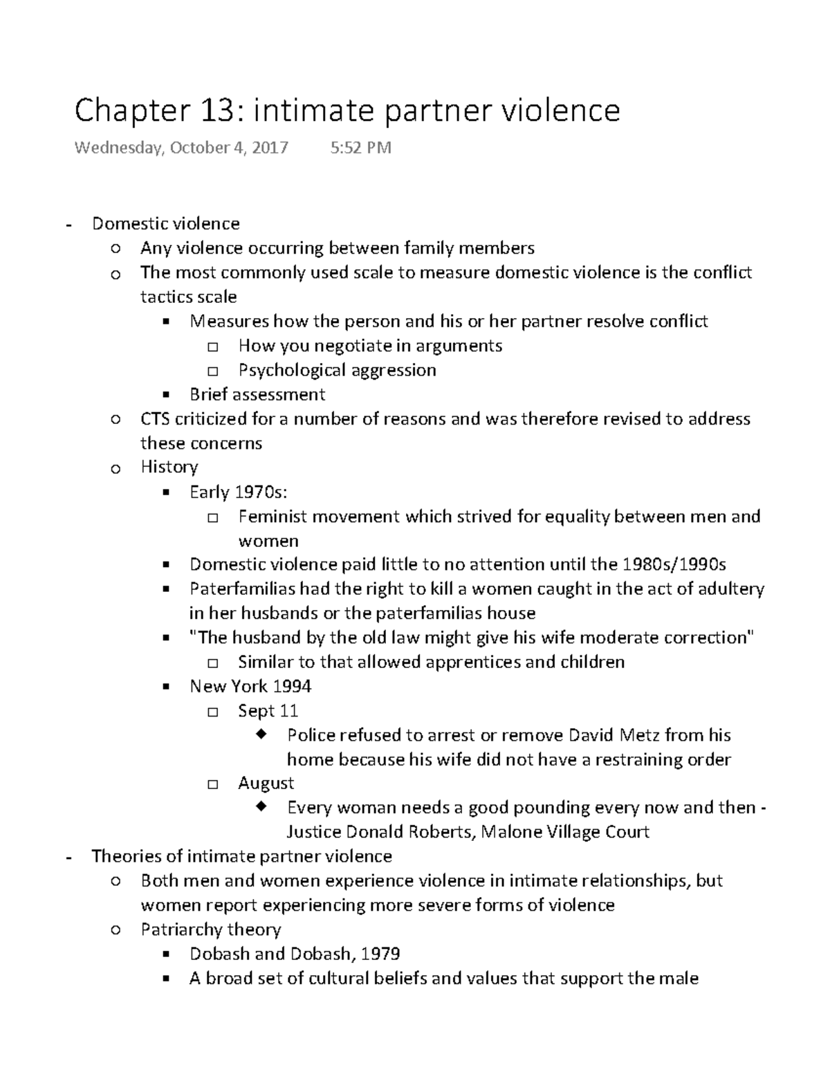 Chapter 13 intimate partner violence - Warning: TT: undefined function ...