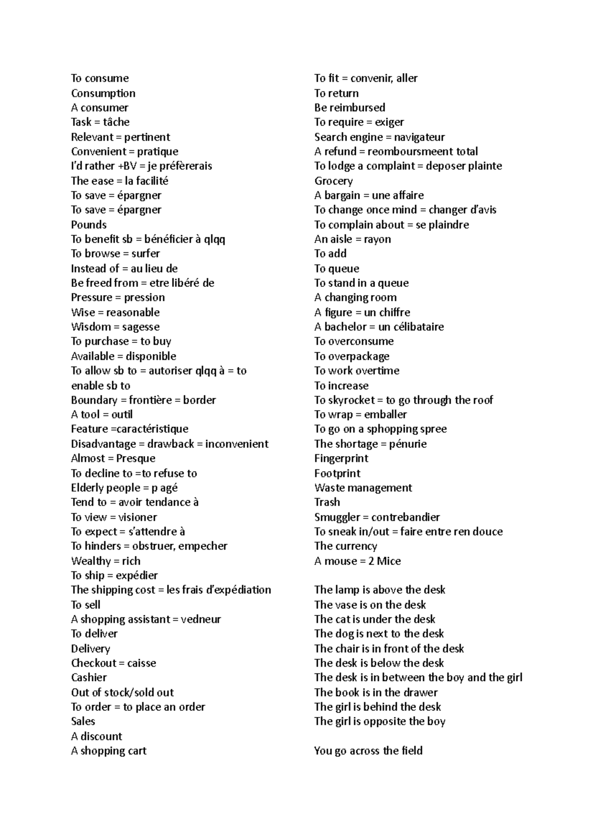 anglais-cours-vocabulaire-to-consume-consumption-a-consumer-task