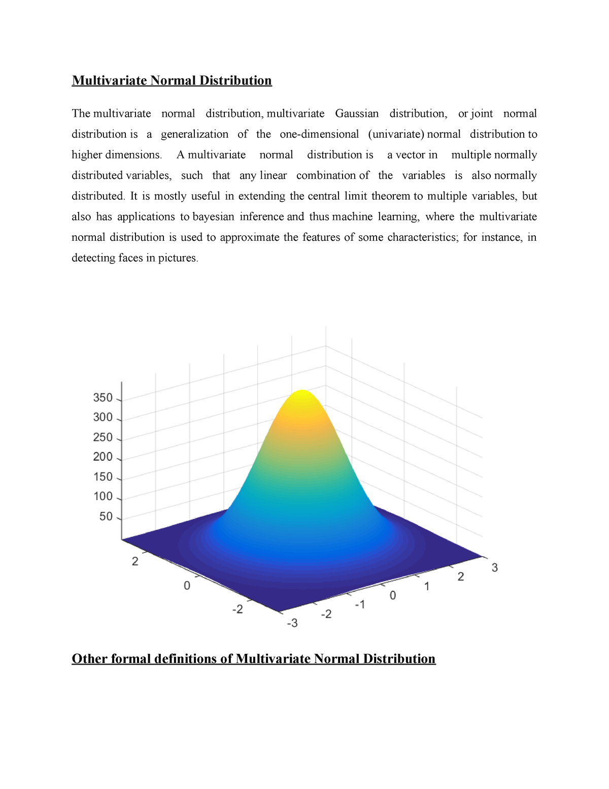 multivariate-normal-distribution-statistical-inference-umt-studocu