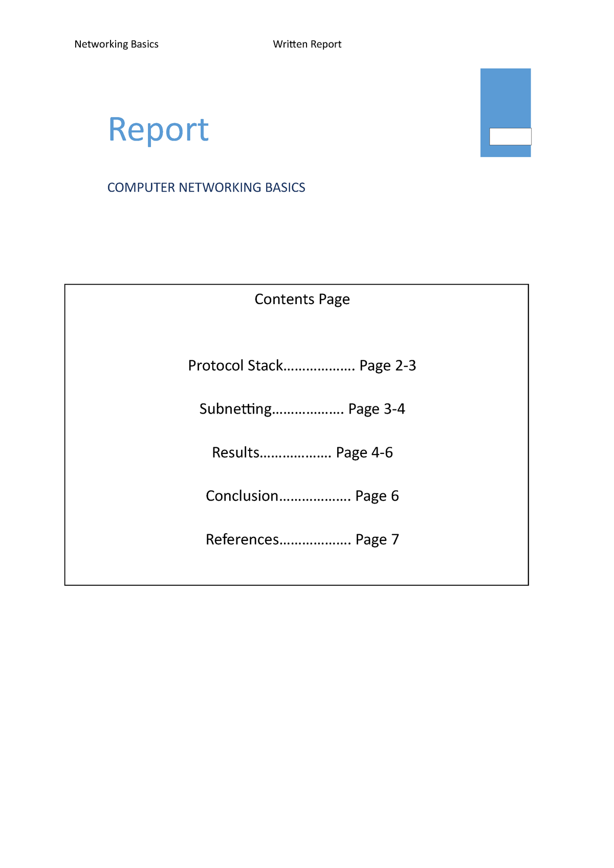 basics of networking essay