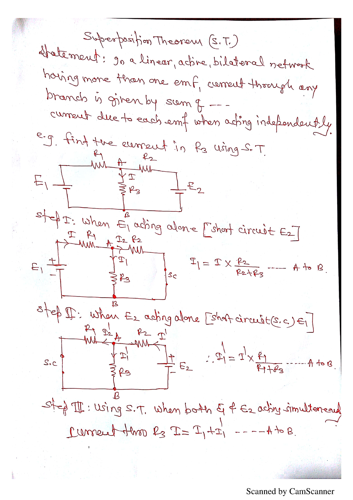 Superposition Theorem - Basic Electrical Engineering - Scanned By ...