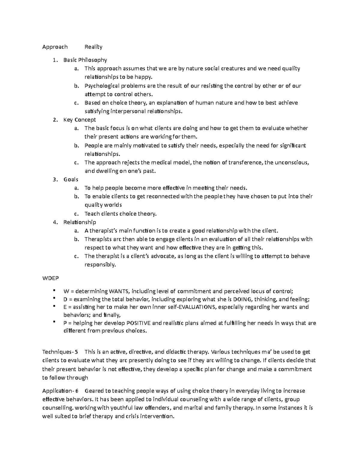 406 Ch 11 Theoretical Approaches - Psyc 406 - AU - Studocu