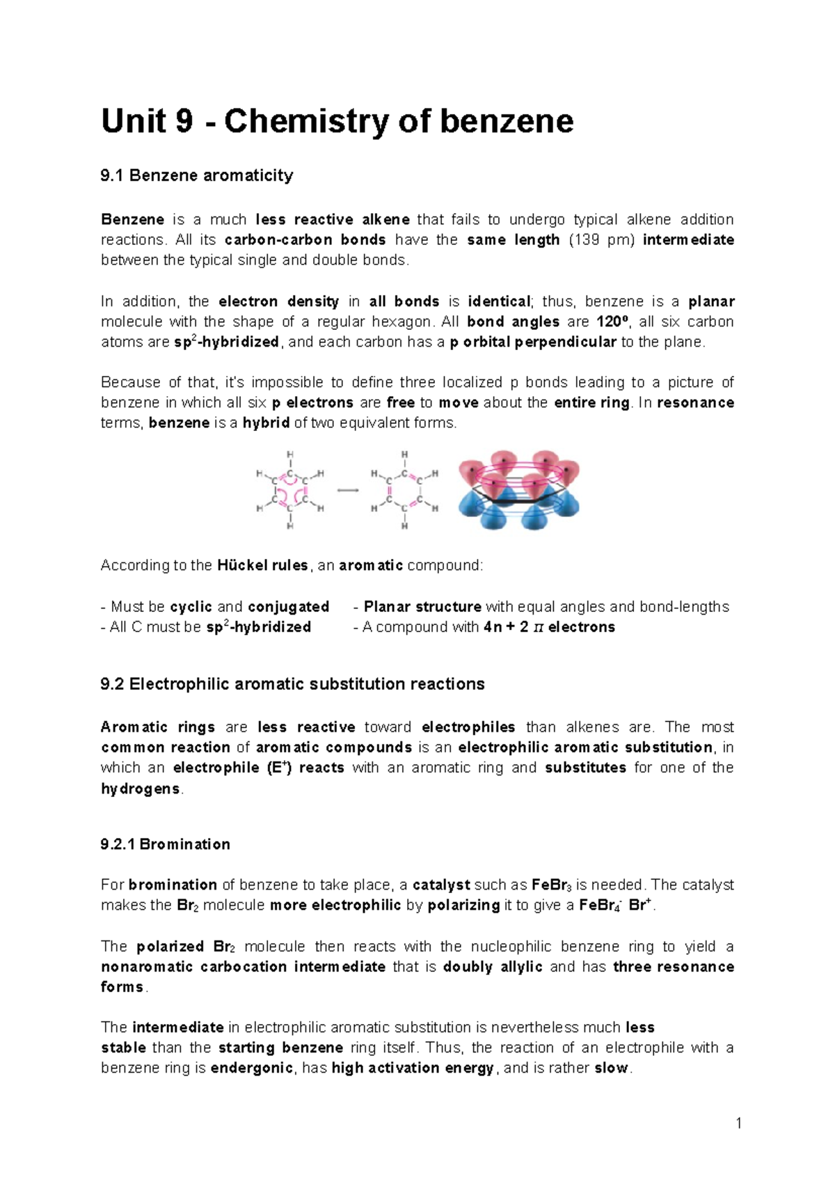 Chemistry Of Benzene - All Its Carbon-carbon Bonds Have The Same Length ...