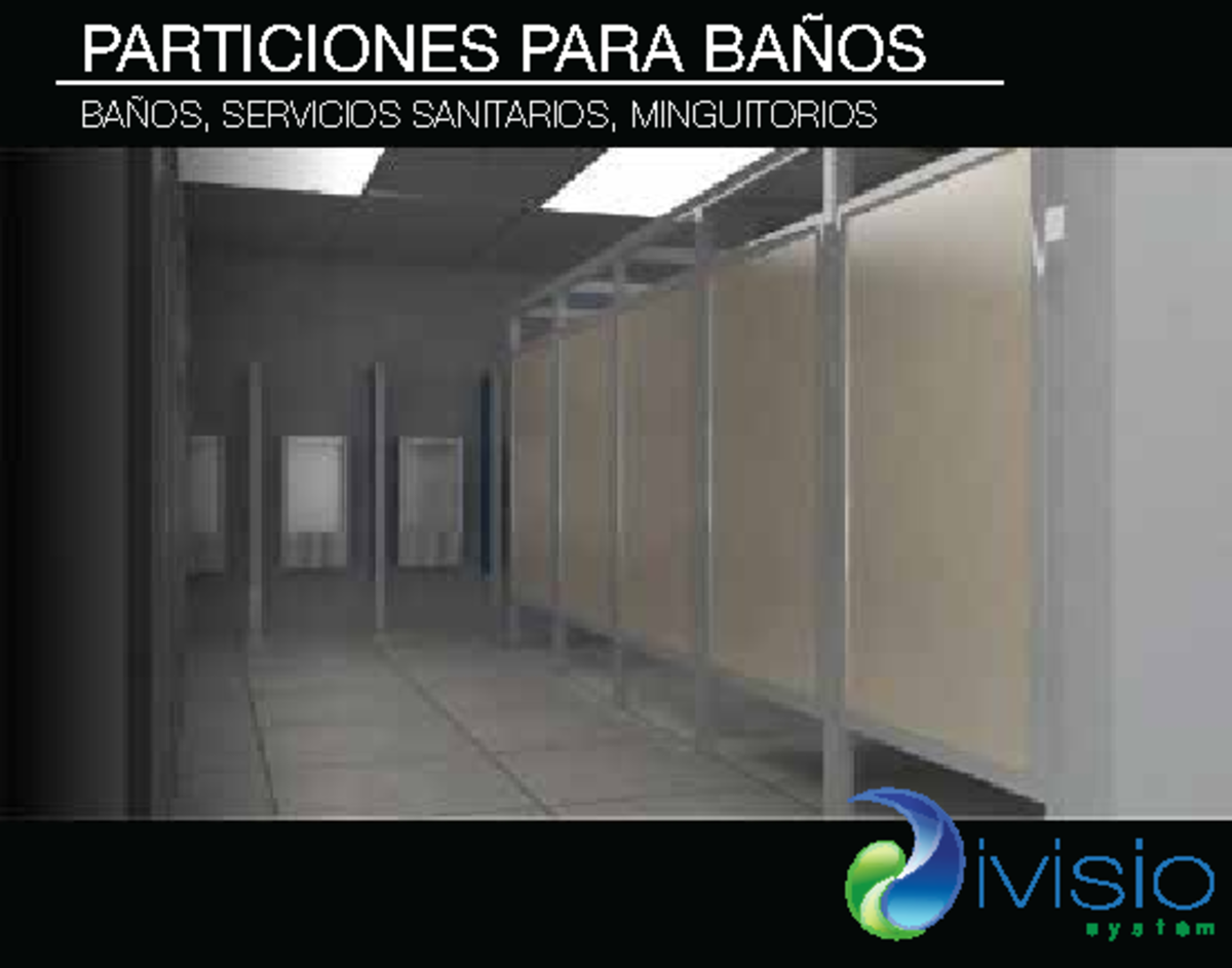 Brochure Baños 2016 v3 - PARTICIONES PARA BAÑOS BAÑOS, SERVICIOS ...
