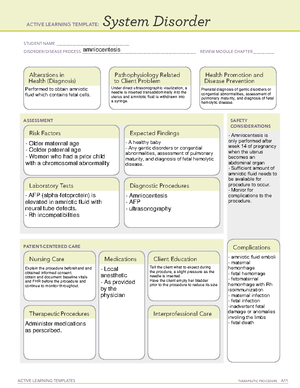 Lap 9 failure to thrive. ati system disorder - ACTIVE LEARNING ...