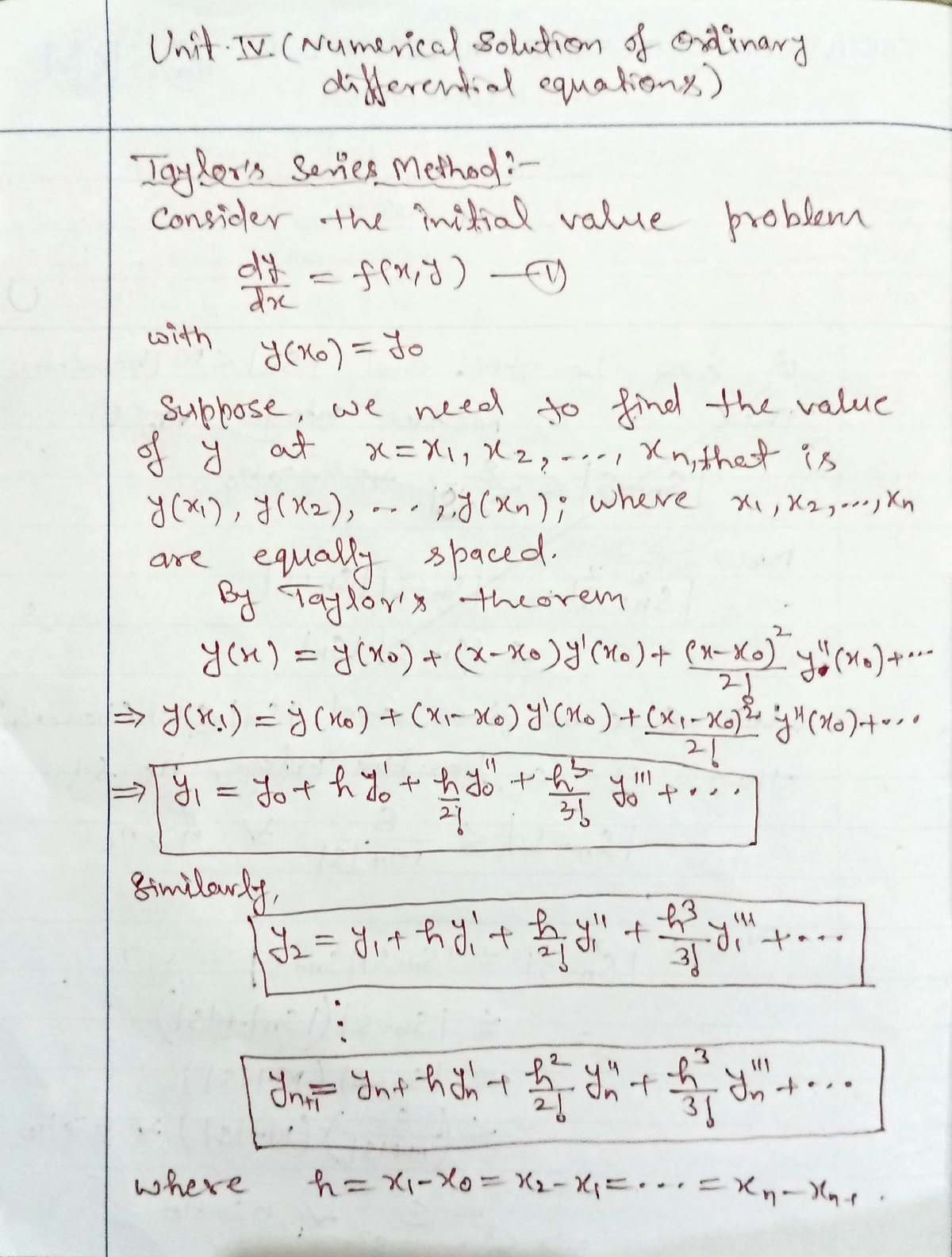 Unit4Notesfrevrvervegvevbegbgbebbe - Mathematics II - Studocu