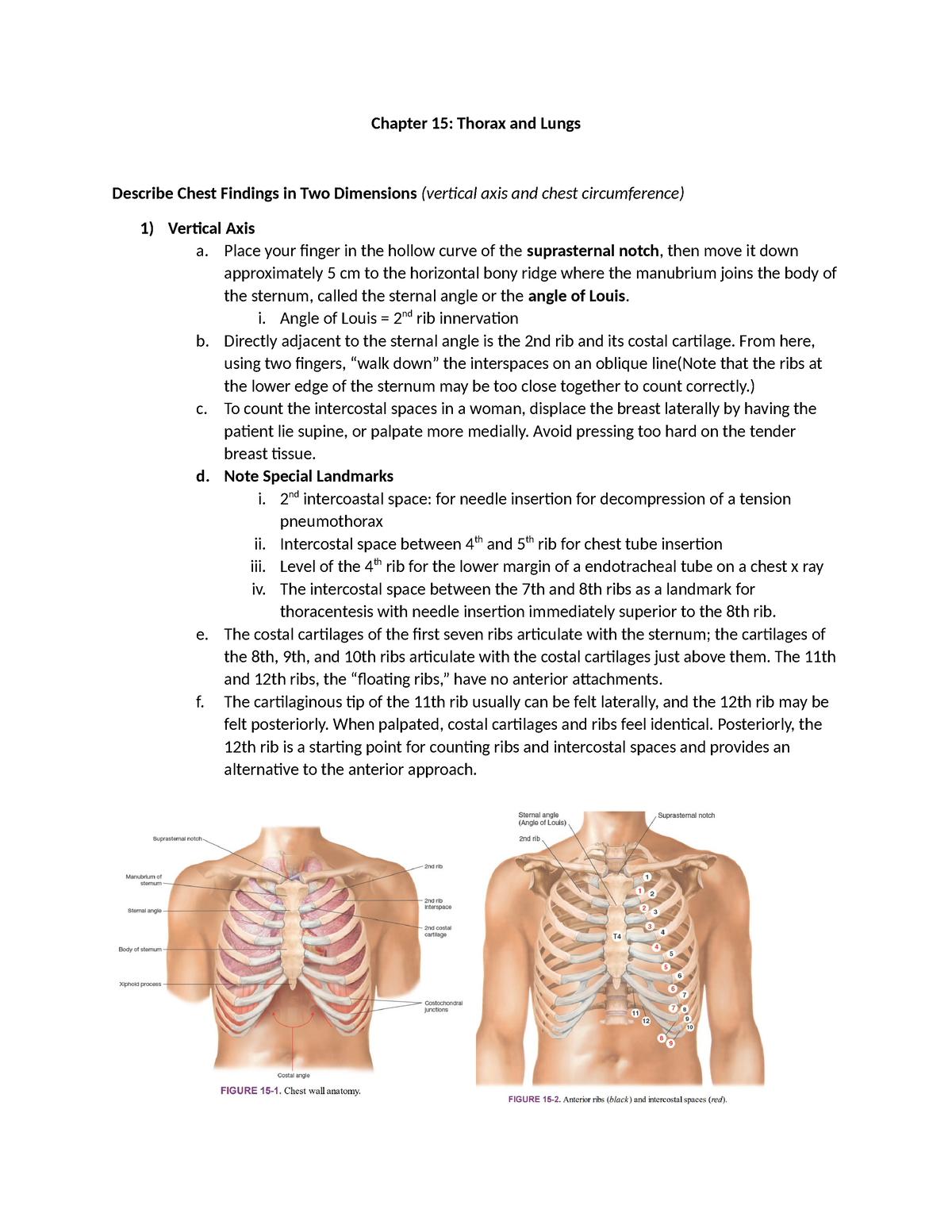 Chapter 15 - Summary Bates' Guide To Physical Examination And History 