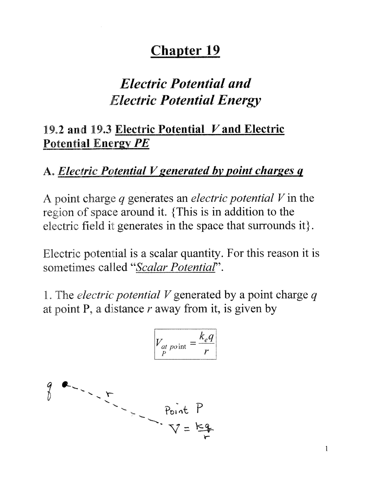 Difference Between Volts And Electric Potential