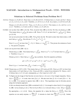 MAT102 Course Notes - University Of Toronto Mississauga Department Of ...