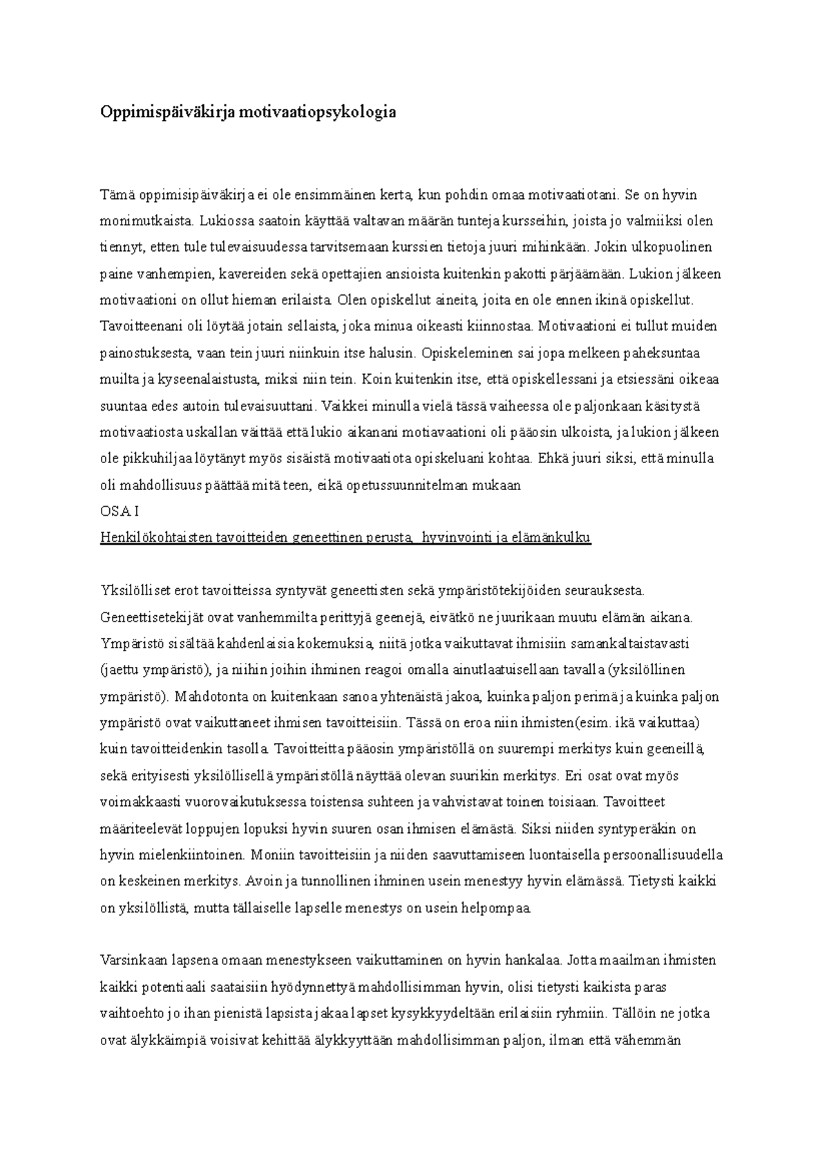 Oppimisp iv kirja Google Docs Oppimisp iv kirja 