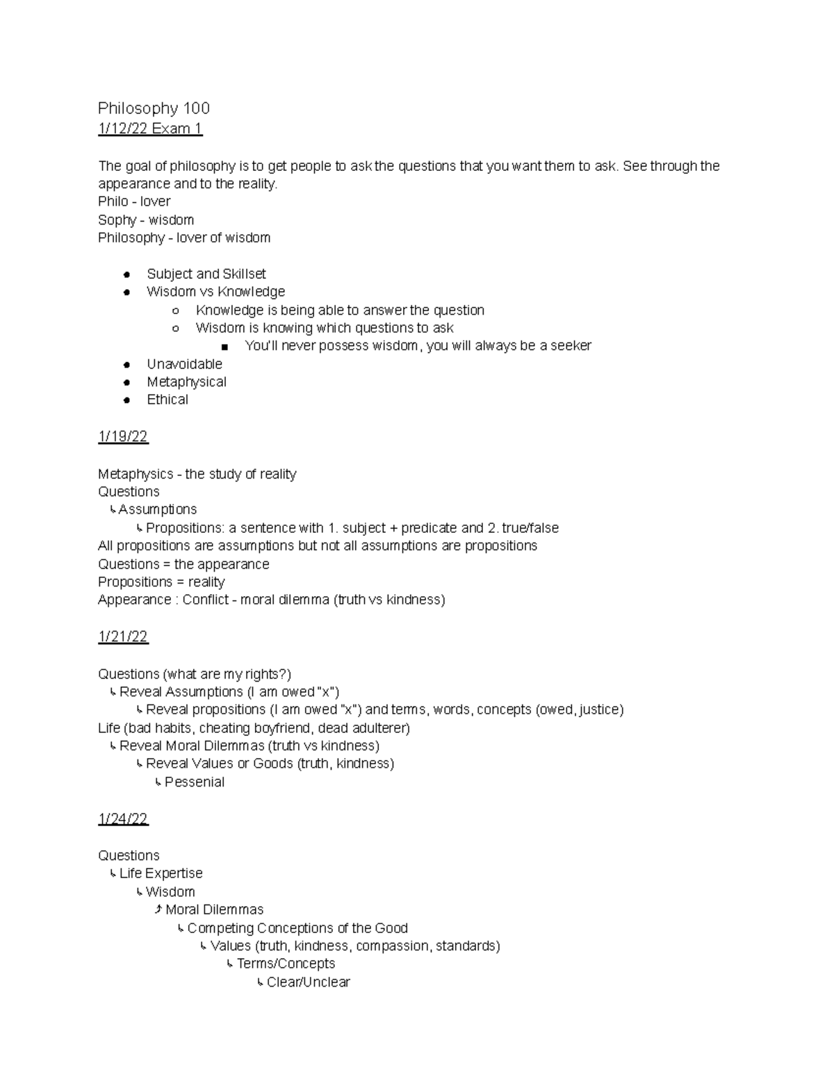 phil100-notes-philosophy-100-1-12-22-exam-1-the-goal-of-philosophy-is