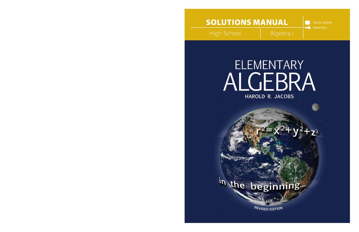 A Look Inside - Elementary Algebra (Solutions Manual) - Mathematics ...