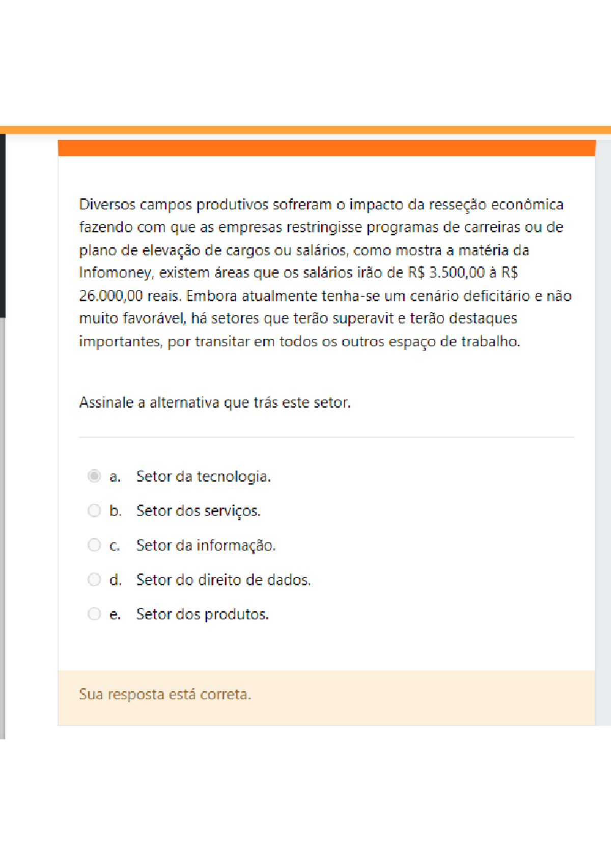Pratica componente curricular l - Diversos campos produtivos sofreram o ...
