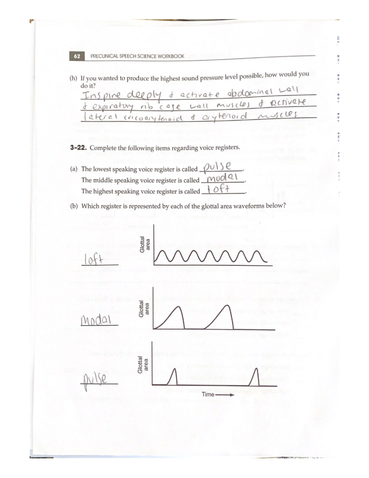 Preclinical Speech Science Workbook 3 - C_S_D 3210 - Studocu