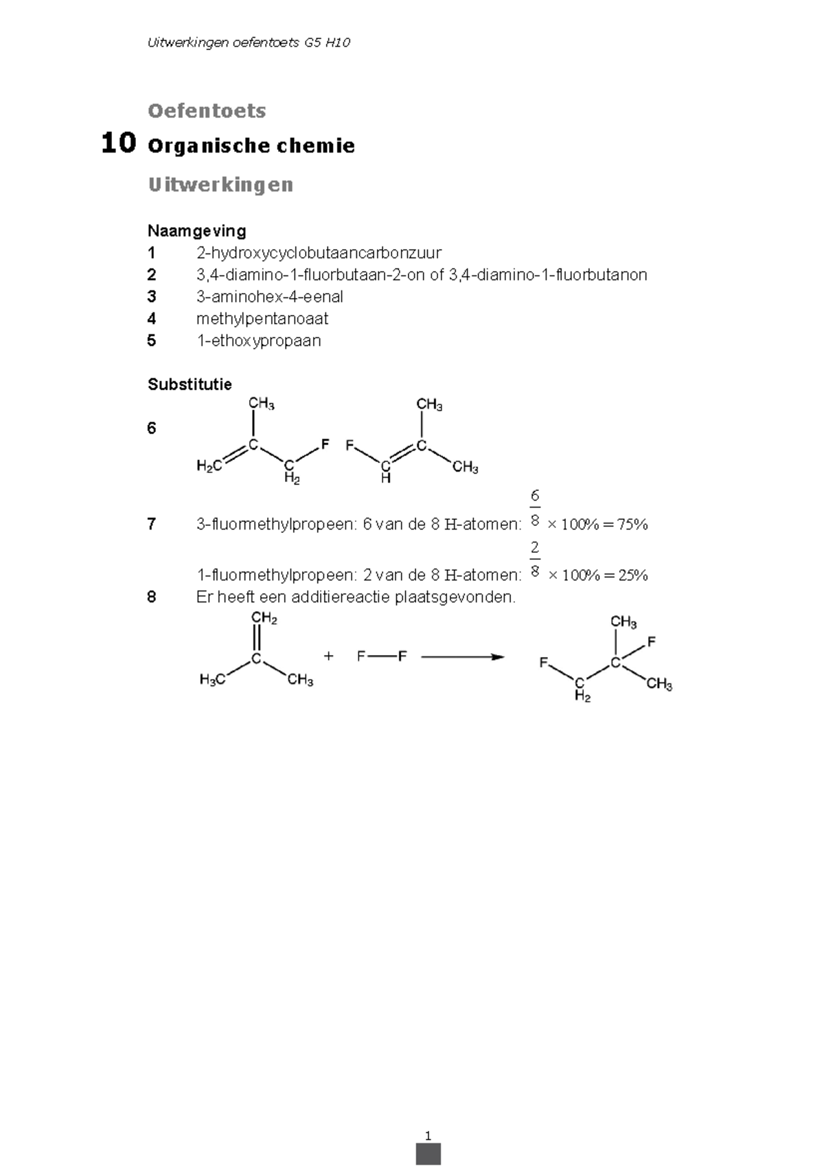 2021-g5-h10-oefentoets-uitwerkingen-oefentoets-10-organische-chemie